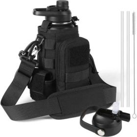 Tactical Water Bottle-32 Oz (Option: Black)